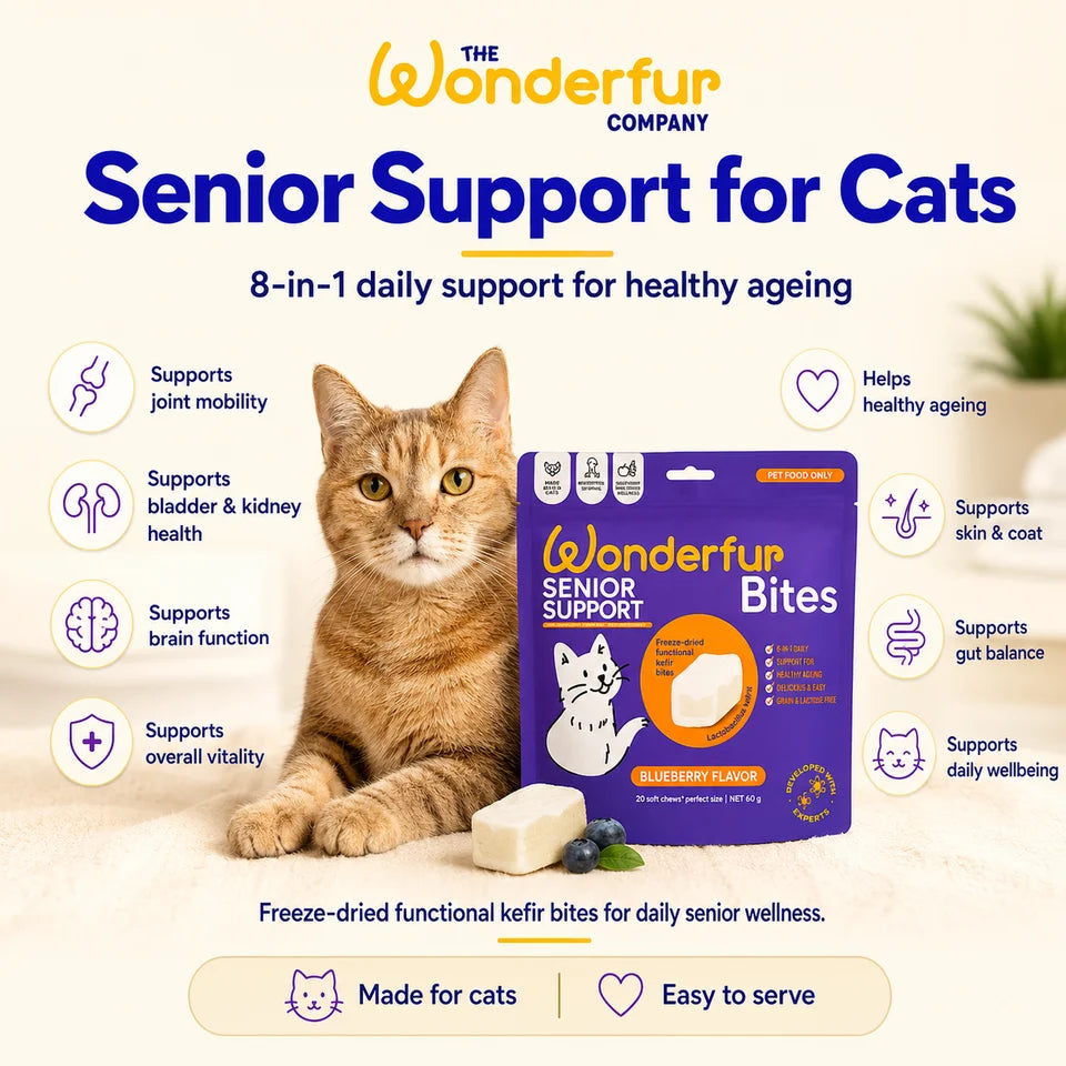 Wonderfur - Bites Senior Support for Cats